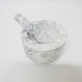 White marble herb and spices grinder